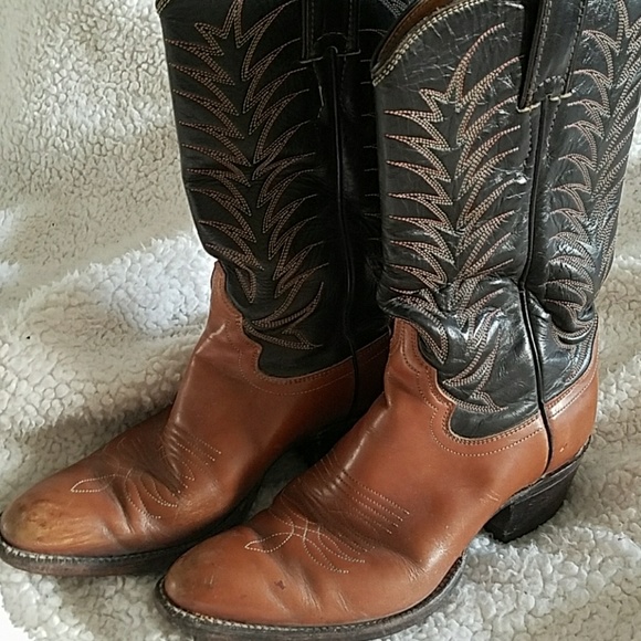 Vintage Women's Justin Western Cowboy Boots - Picture 3 of 5